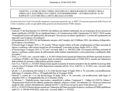 Determina n.19 - PNRR